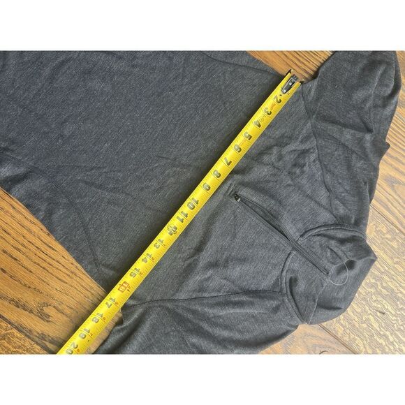 Smartwool Women’s Merino 250 1/4 Zip Baselayer Top Charcoal Heather Medium NWT - Picture 11 of 11